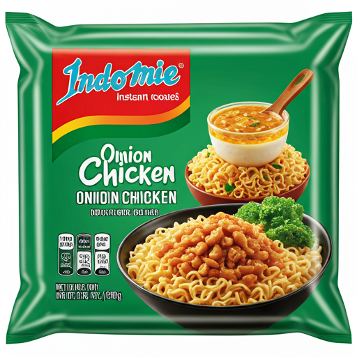 Pack of Indomie Instant Noodles Onion Chicken flavor